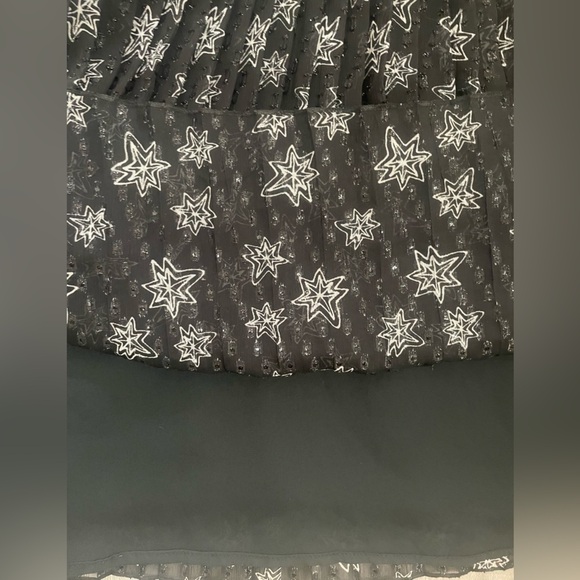 Kate Young for Target Shimmery Star Print Black Dress size small - Picture 14 of 16